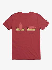 Opposites Ketchup Ketchdown Red T-Shirt