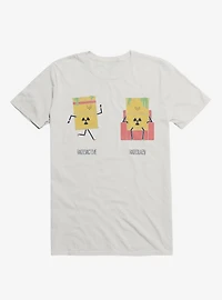 Opposites Radioactive Radiolazy White T-Shirt