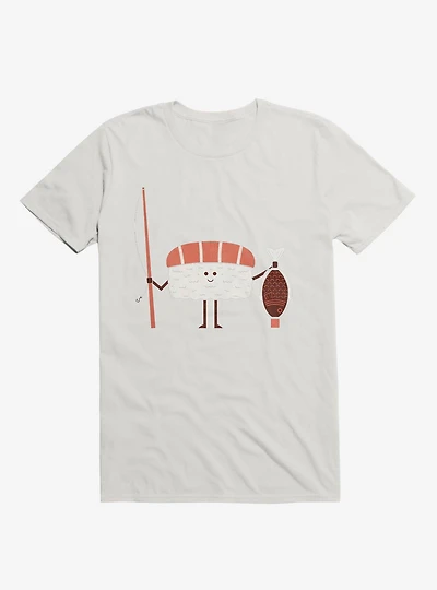Sushi Catch Of The Day White T-Shirt