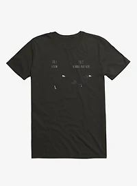 Know Your Birds A Crow Or Biker Bird Black T-Shirt