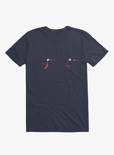 Know Your Birds A Hummingbird Or Ninja Bird Navy Blue T-Shirt
