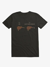 Know Your Birds A Kiwi Or Bird Roasting Marshmallow Black T-Shirt