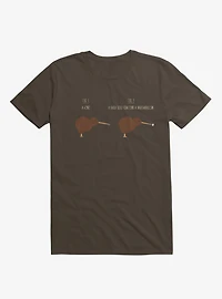 Know Your Birds A Kiwi Or Bird Roasting Marshmallow Brown T-Shirt
