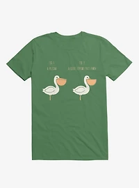 Know Your Birds A Pelican Or Goose Irish Green T-Shirt