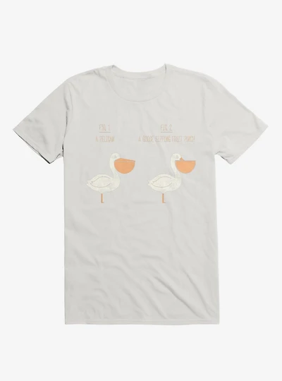 Know Your Birds A Pelican Or Goose White T-Shirt