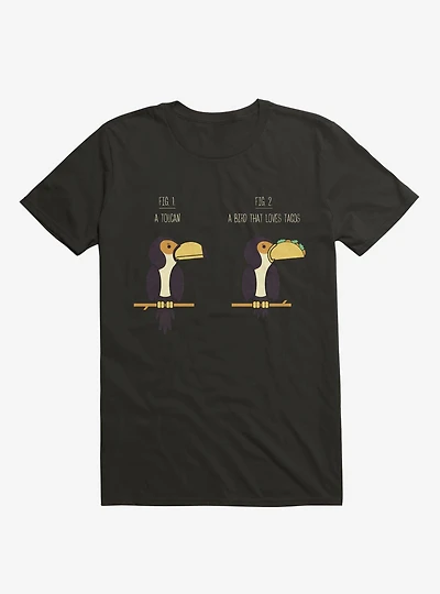 Know Your Birds A Toucan Or Bird With Taco T-Shirt