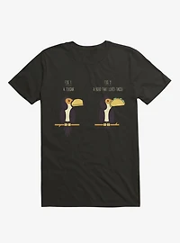 Know Your Birds A Toucan Or Bird With Taco Black T-Shirt