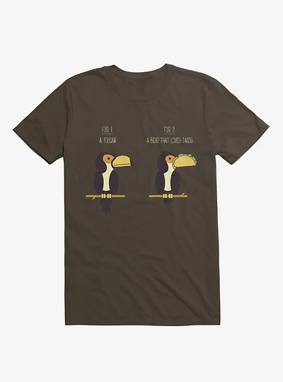 Know Your Birds A Toucan Or Bird With Taco T-Shirt
