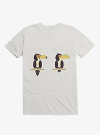 Know Your Birds A Toucan Or Bird With Taco White T-Shirt