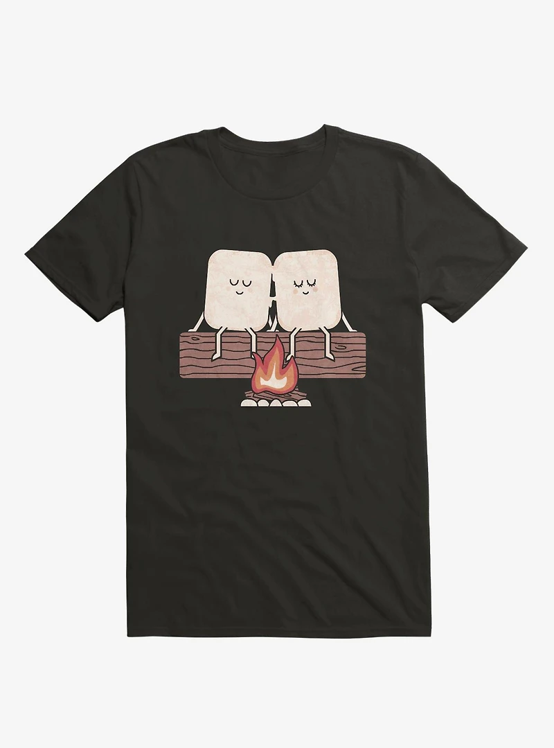 I Melt With You Marshmallows Black T-Shirt