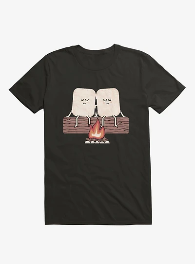 I Melt With You Marshmallows Black T-Shirt