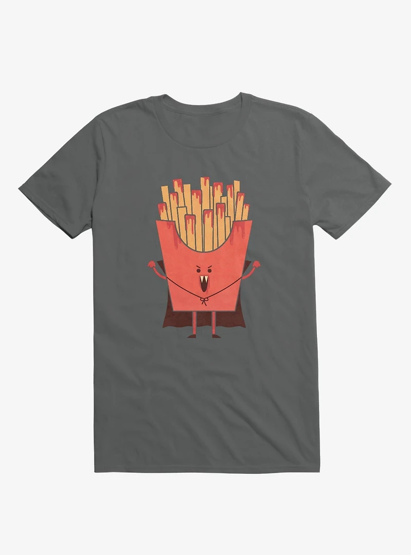 Nospotatu Vampire Fries Charcoal Grey T-Shirt