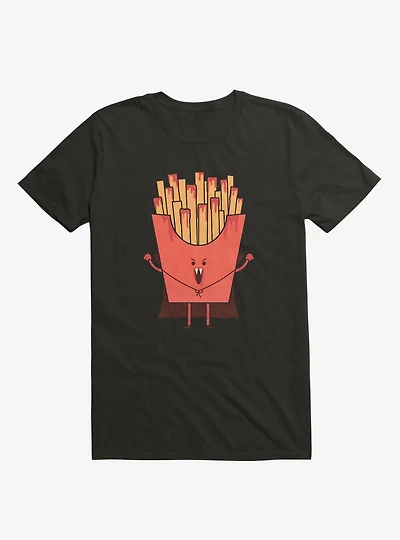 Nospotatu Vampire Fries Black T-Shirt