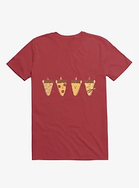 Pizza Slice Party Red T-Shirt