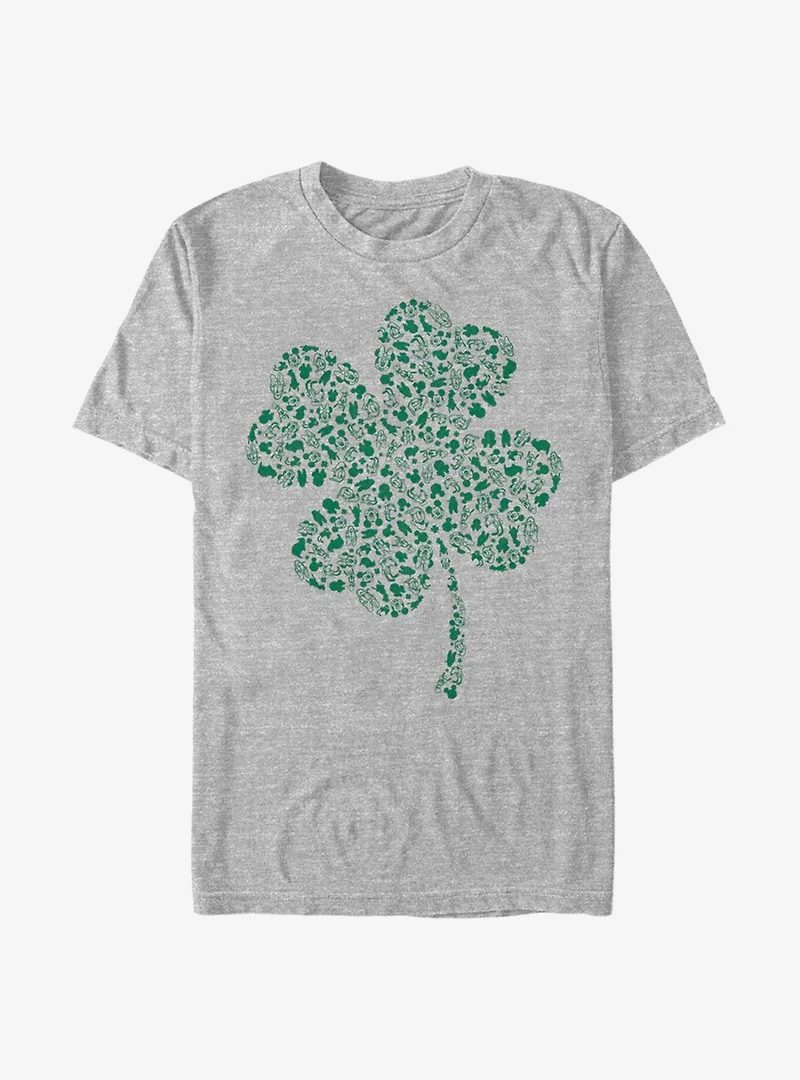 Disney Mickey Mouse Shamrock Fill T-Shirt