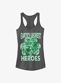 Marvel Avengers Earth's Luckiest Heroes Girls Tank
