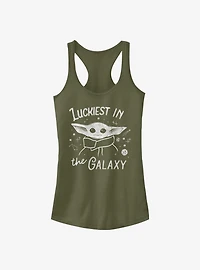 Star Wars The Mandalorian Luckiest In The Galaxy The Child Girls Tank Top