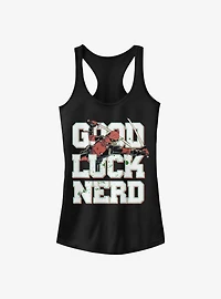 Marvel Deadpool Good Luck Nerd Girls Tank