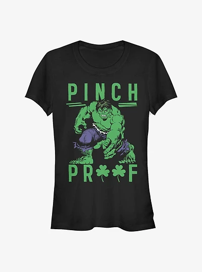 Marvel The Hulk Green Pinch Girls T-Shirt