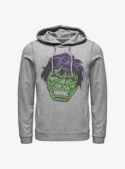 Marvel The Hulk Luck Icons Face Hoodie