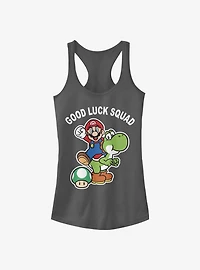 Nintendo Super Mario Good Luck Squad Girls Tank Top