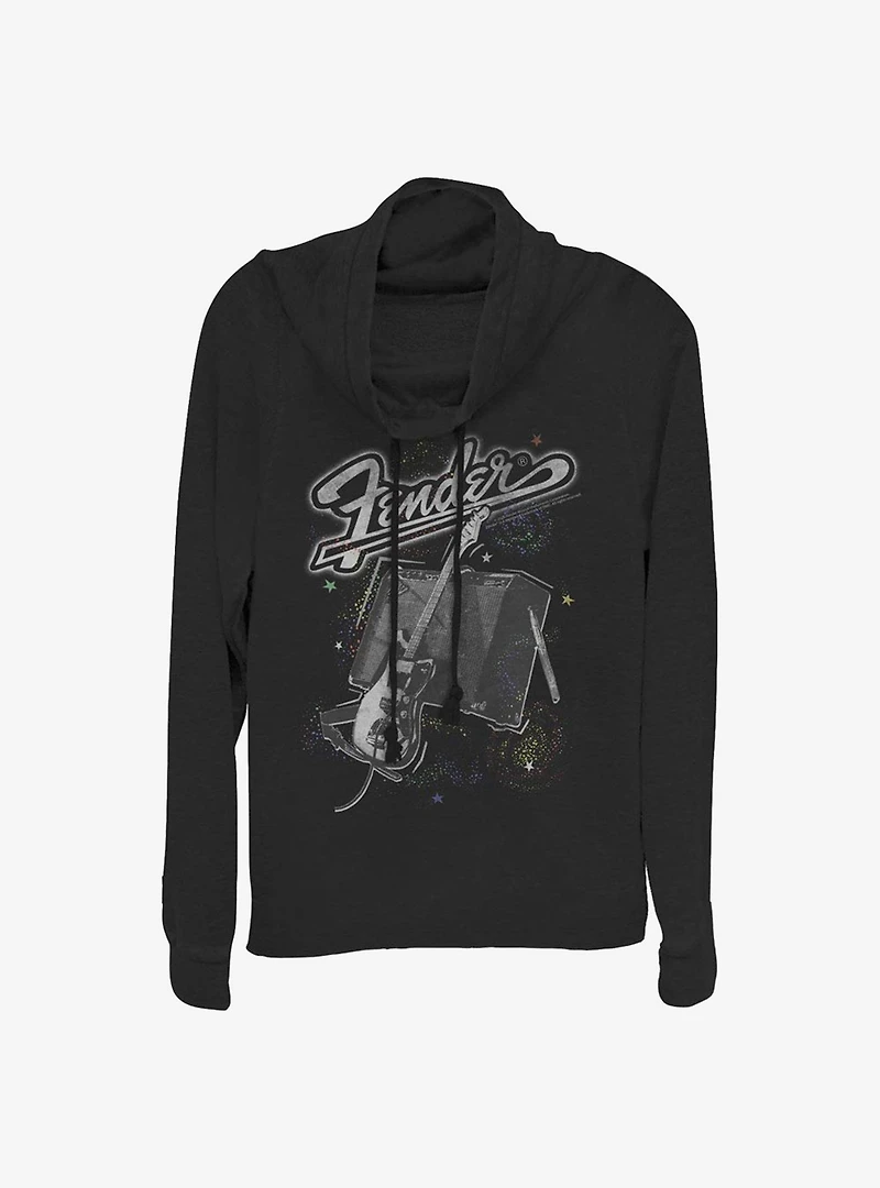 Fender Space Cowlneck Long-Sleeve Girls Top