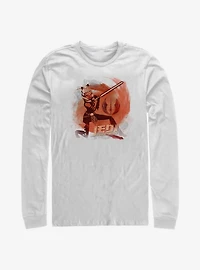 Star Wars Ashoka Red Long-Sleeve T-Shirt