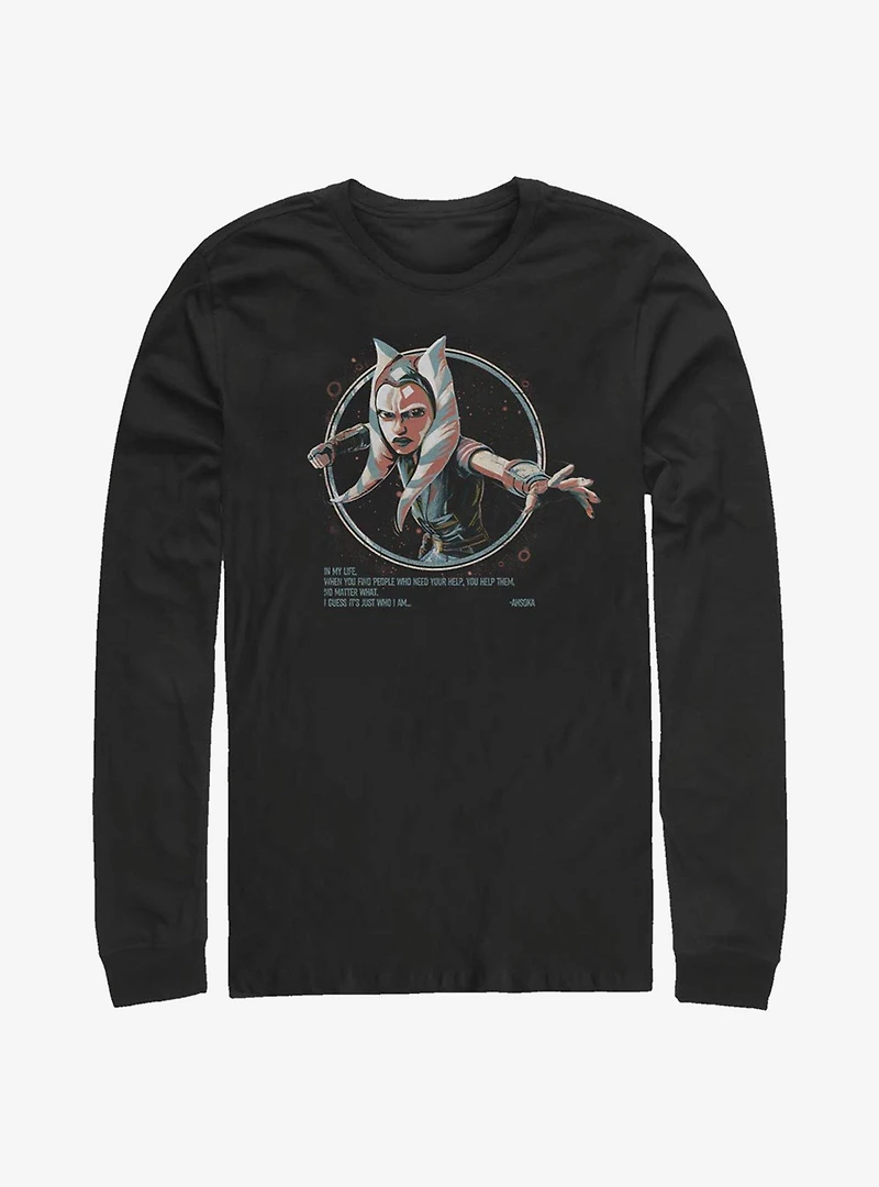 Star Wars: The Clone Wars Ahsoka Just Who I Am Long-Sleeve T-Shirt