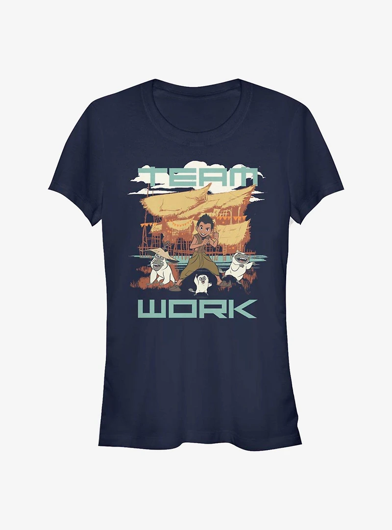 Disney Raya and the Last Dragon Team Work Girls T-Shirt