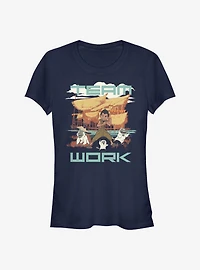Disney Raya and the Last Dragon Team Work Girls T-Shirt