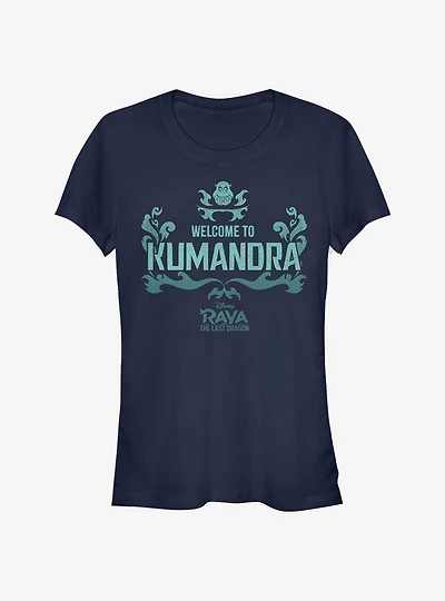Disney Raya and the Last Dragon Welcome To Kumandra Girls T-Shirt