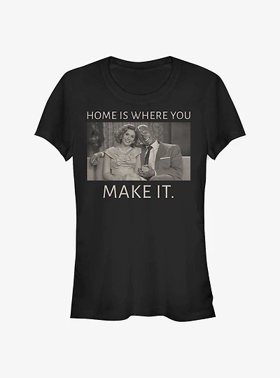 Marvel WandaVision Home Is Where You Make It Girls T-Shirt