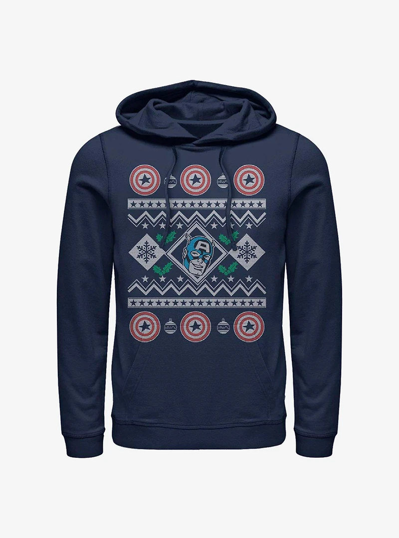 Marvel Captain America Cap Sweater Hoodie