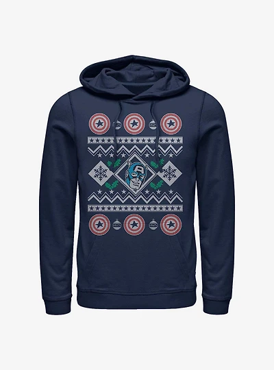 Marvel Captain America Cap Sweater Hoodie