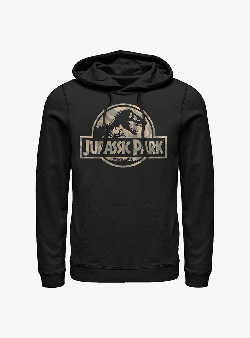 Jurassic Park Camo Logo Hoodie