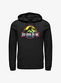 Jurassic Park Neon Logo Hoodie