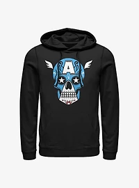 Marvel Captain America Sugar Skull Hoodie