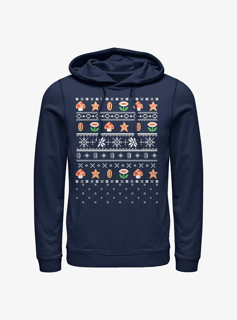 Nintendo Super Mario Items Win Hoodie