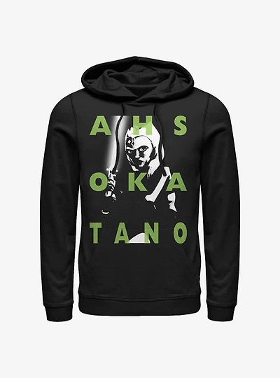 Star Wars: The Clone Wars Ahsoka Text Hoodie