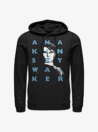 Star Wars: The Clone Wars Anakin Text Hoodie
