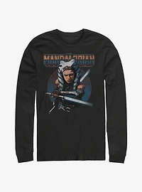 Star Wars The Mandalorian Ahsoka Circle Long-Sleeve T-Shirt