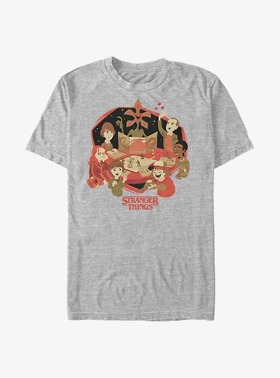 Stranger Things DND Group T-Shirt