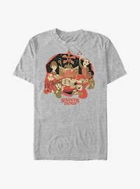 Stranger Things DND Group T-Shirt