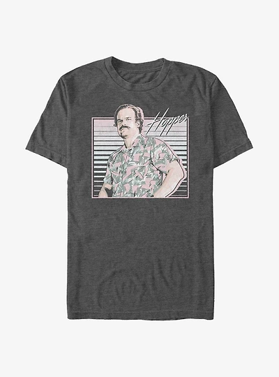 Stranger Things Hawaiian Shirt Hopper T-Shirt