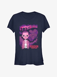 Stranger Things Lurking Girls T-Shirt