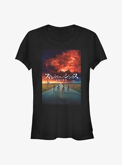 Stranger Things Poster Girls T-Shirt