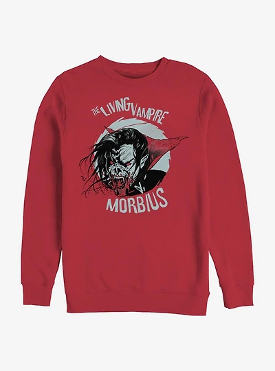 Marvel Morbius Friendly Vampire Crew Sweatshirt