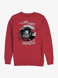 Marvel Morbius Friendly Vampire Crew Sweatshirt