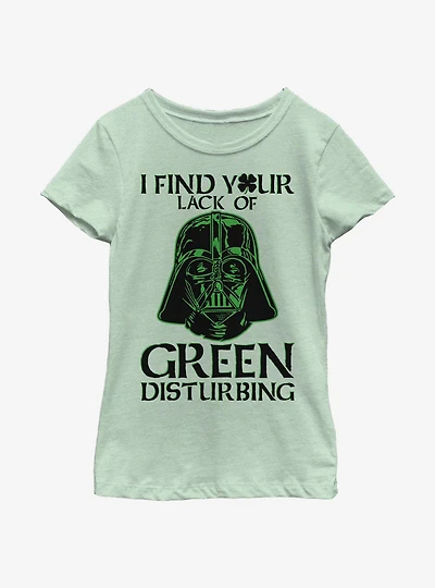 Star Wars Vader Lack Of Green Youth Girls T-Shirt