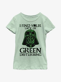 Star Wars Vader Lack Of Green Youth Girls T-Shirt